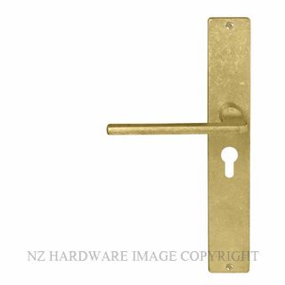 WINDSOR 8215 E48 RLB CHALET SQUARE LONGPLATE E48 EURO RUMBLED BRASS