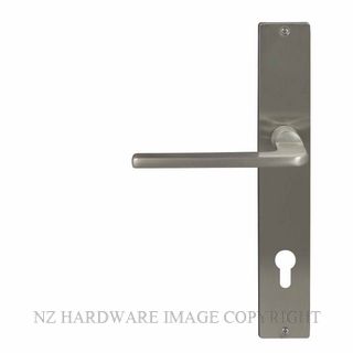WINDSOR 8215 E85 BN CHALET SQUARE LONGPLATE E85 EURO BRUSHED NICKEL