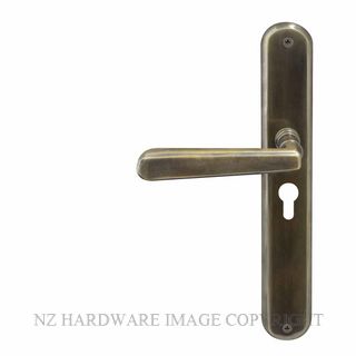 WINDSOR 8233 E48 OR VILLA OVAL LONGPLATE E48 KEYHOLE OIL RUBBED BRONZE