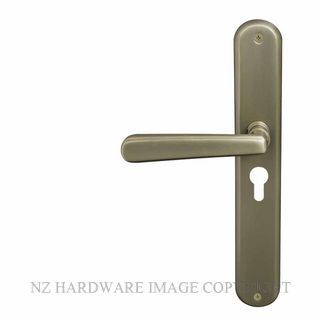 WINDSOR 8233 E48 RB VILLA OVAL LONGPLATE E48 KEYHOLE ROMAN BRASS
