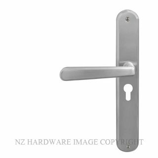 WINDSOR 8233 E48 SC VILLA OVAL LONGPLATE E48 KEYHOLE SATIN CHROME
