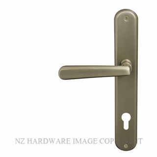 WINDSOR 8233 E85 RB VILLA OVAL LONGPLATE E85 KEYHOLE ROMAN BRASS