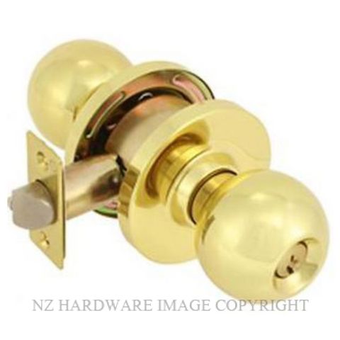 EZSET BALA 100EA SERIES KNOBSETS POLISHED BRASS