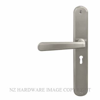 WINDSOR 8233L BN VILLA OVAL LONGPLATE STD KEYHOLE BRUSHED NICKEL