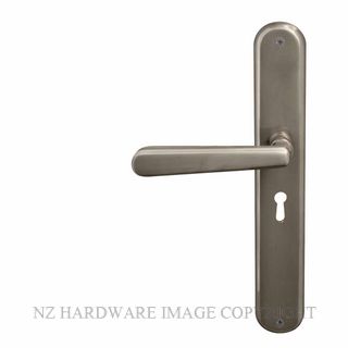 WINDSOR 8233L NB VILLA OVAL LONGPLATE STD KEYHOLE NATURAL BRONZE