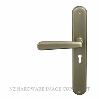 WINDSOR 8233L RB VILLA OVAL LONGPLATE STD KEYHOLE ROMAN BRASS