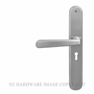 WINDSOR 8233L SC VILLA OVAL LONGPLATE STD KEYHOLE SATIN CHROME