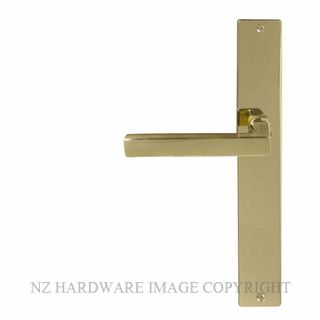 WINDSOR 8225 PB FEDERAL SQUARE LONGPLATE POLISHED BRASS-LACQUERED
