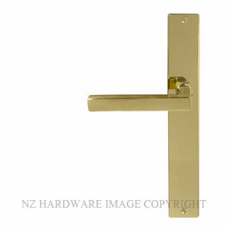 WINDSOR 8225 UB FEDERAL SQUARE LONGPLATE UNLACQUERED BRASS