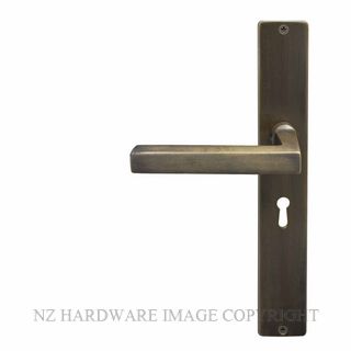 WINDSOR 8225L OR FEDERAL SQUARE LONGPLATE STD KEYHOLE OIL RUBBED BRONZE