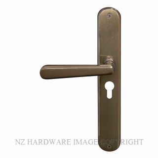 WINDSOR 8233 E48 AB VILLA OVAL LONGPLATE E48 KEYHOLE ANTIQUE BRONZE
