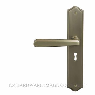 WINDSOR 8234L RB VILLA TRADITIONAL LONGPLATE STD KEYHOLE ROMAN BRASS
