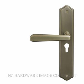 WINDSOR 8234 E48 RB VILLA TRADITIONAL LONGPLATE E48 KEYHOLE ROMAN BRASS
