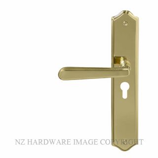 WINDSOR 8234 E48 UB VILLA TRADITIONAL LONGPLATE E48 KEYHOLE UNLACQUERED BRASS