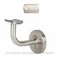 MILES NELSON 813 BANNISTER BRACKET ADAPTOR PLATE SATIN STAINLESS 304