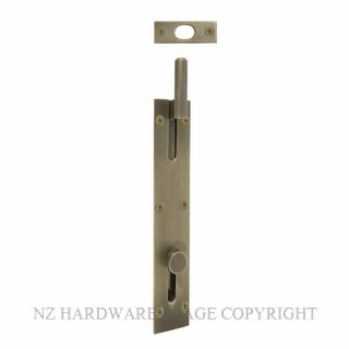 WINDSOR 5273 RB NECKED OUTWARD REVERSE BOLT 150MM ROMAN BRASS