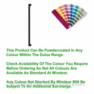 WINDSOR 7102 FF PC 1200MM POLO PULL HANDLE SINGLE POWDER COAT