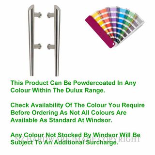 WINDSOR 7104 PC TORCH PULL HANDLE PAIR POWDERCOAT