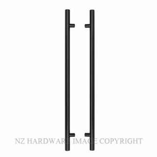 WINDSOR 7092 BLK 900MM PULL HANDLE PAIR MATT BLACK