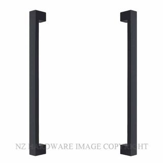 WINDSOR 7100 BLK 600MM POLO PULL HANDLE PAIR MATT BLACK