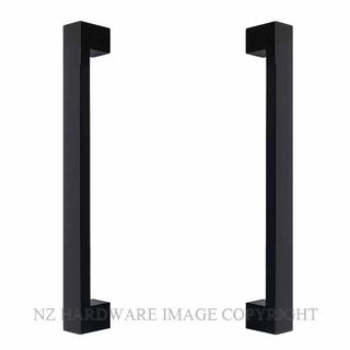 WINDSOR 7099 BLK 450MM POLO PULL HANDLE PAIR MATT BLACK