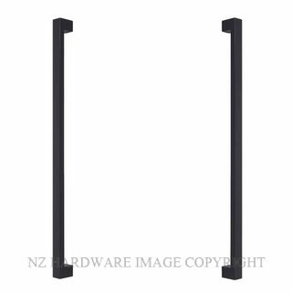 WINDSOR 7101 BLK 900MM POLO PULL HANDLE PAIR MATT BLACK