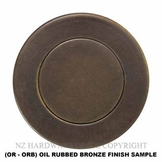 WINDSOR 1183 OR DOUBLE TURN LOCK ROUND 60MM OIL RUBBED BRONZE