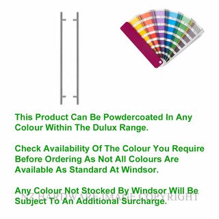 WINDSOR 7093 PC 1200MM PULL HANDLE SINGLE POWDER COAT