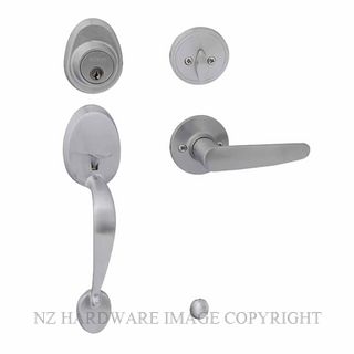 EZSET EZ400MAHNSC MAYFAIR ENT/SET SGL CYL HAWTHORN SATIN CHROME