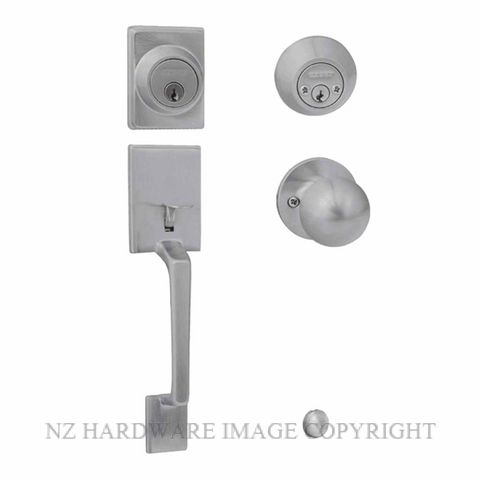 EZSET EZ410CABASC CAPRI ENT/SET DBL CYL BALA INT SATIN CHROME