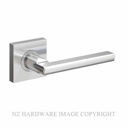 SCHLAGE FORM ALBO SQUARE ROSE FURNITURE SATIN STAINLESS