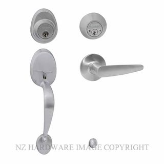 EZSET EZ410MACESC MAYFAIR ENT/SET DBL CYL CAMBRIDGE SATIN CHROME