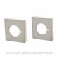 SCHLAGE FORM SRL72AXSSR SQUARE PRIVACY ROSE CAP RH SATIN STAINLESS