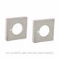 SCHLAGE FORM SRL72AXSSL SQUARE PRIVACY ROSE CAP LH SATIN STAINLESS