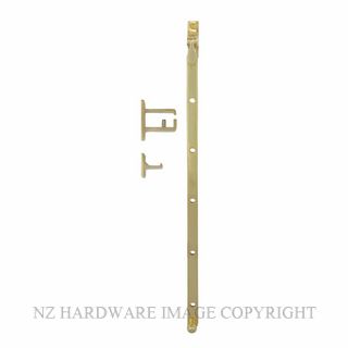 WINDSOR 5184 UB CASEMENT STAY 350MM UNLACQUERED BRASS