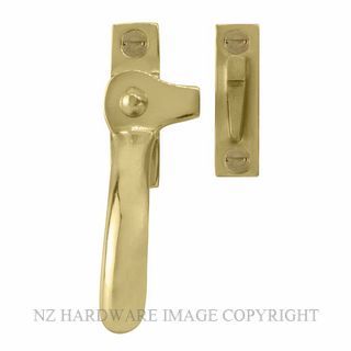 WINDSOR 5195L UB SPLIT RAIL FASTENER - LEFT HAND UNLACQUERED BRASS