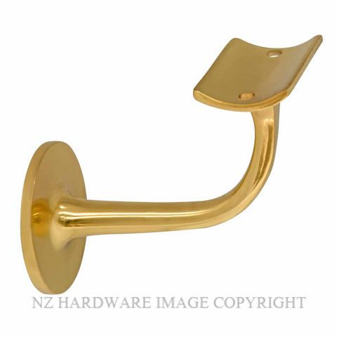 WINDSOR 5167 UB STAIR RAIL BRACKET UNLACQUERED BRASS