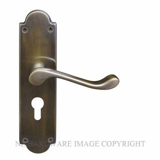 WINDSOR 3008 E48 OR VICTORIAN LEVER LOCK - EURO 48MM OIL RUBBED BRONZE