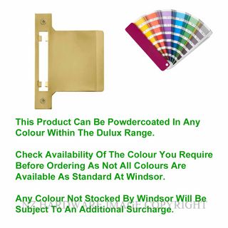 WINDSOR 1162 PC EXT STRIKE FOR 1139/40&1156 ROLLER LKS POWDER COAT