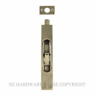 WINDSOR 5308 RB HEAVY DUTY FLUSHBOLT 150X25MM ROMAN BRASS