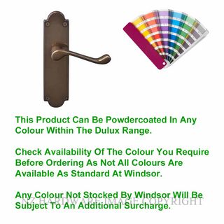 WINDSOR 3008 PC VICTORIAN LEVER LATCH POWDER COAT