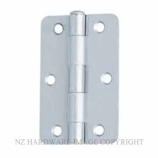 MILES NELSON 520SCH9060 STEEL LOOSE PIN HINGE 90X60MMX2MM RADIUS EDGE SATIN CHROME