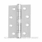 MILES NELSON 520SSH10075304S STAINLESS HINGE 100X75X2.5MM SQUARE EDGE SATIN STAINLESS 304