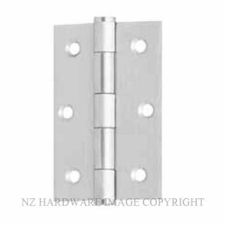 MILES NELSON 520SS9060 STAINLESS HINGE 90X60X2MM SQUARE EDGE SATIN STAINLESS