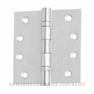 MILES NELSON 520SSH100100S STAINLESS HINGE 100X100X2.5MM SQUARE EDGE SATIN STAINLESS 304