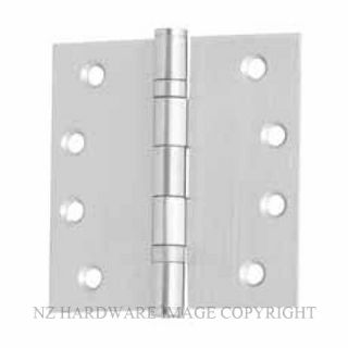 MILES NELSON 520SSH100100S STAINLESS HINGE 100X100X2.5MM SQUARE EDGE SATIN STAINLESS 304