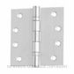 MILES NELSON 520SSH100100S STAINLESS HINGE 100X100X2.5MM SQUARE EDGE SATIN STAINLESS 304