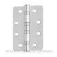 MILES NELSON 520SSH10075R RADIUS STAINLESS HINGE 100X75X2.5MM RADIUS EDGE SATIN STAINLESS 304