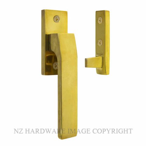 WINDSOR 5343 UB QUBE WINDOW FASTENER UNLACQUERED BRASS