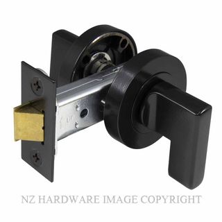 WINDSOR 9095 BLK MINI TURN LATCH SET - 60MM B/S RND. ROSE MATT BLACK